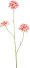 Emerald Zijden Kunstbloemen - Nep Bloemen - Scabiosa Roze 432049 - 80 cm