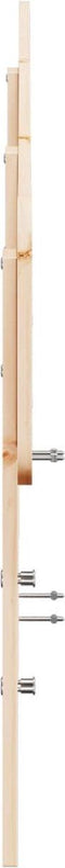 vidaXL - Hoofdbord - 180 - cm - massief - grenenhout