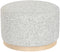 Kruk DKD Home Decor 48 x 48 x 31 cm Lichtgrijs