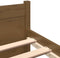 vidaXL - Bedframe - massief - hout - honingbruin - 200x200 - cm