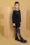 Flo - Meisjes Legging - Slim fit velvet - Snake