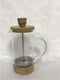 Cafetiere French Press koffiezetter bamboe 350 ml - Koffiezetapparaat voor verse koffie - 16 x 9 x 18 cm