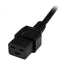 Startech.com PXTEUC192M - Computervoedingskabel CEE7 naar IEC 320 C19 - 2 m Zwart