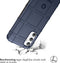 iMoshion Hoesje Geschikt voor Samsung Galaxy A34 (5G) Hoesje Siliconen - iMoshion Rugged Shield Backcover - Donkerblauw