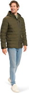 Mario Russo Padded Woven Jacket - Winterjas Heren - Waterafstotend - Winddicht - Groen - XXL