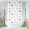 vidaXL - Doucherolgordijn - 140x240 - cm - stofbreedte - 136 - cm