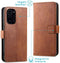 iMoshion Hoesje Geschikt voor Xiaomi Poco F3 Hoesje Met Pasjeshouder - iMoshion Luxe Bookcase - Bruin