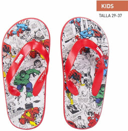 Slippers voor Kinderen Marvel Rood Grijs