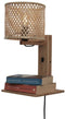 GOOD&MOJO Wandlamp Java - Bamboe - 30x22x52cm - Binnen Modern