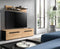 Furnilux Canu Lowboard - TV meubel - Staand-hangend - Basaltgrijs - 33x170x38cm