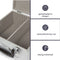 Perel Cd-koffer 1823-290 - Aluminium - 40 cd's - Grijs