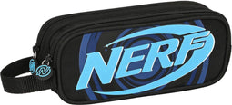 Pennenetui met 2 vakken Nerf Boost Zwart (21 x 8 x 6 cm)