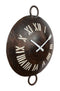 Wandklok vintage iron 61x78 cm