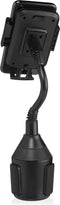 Bintoi® T200 - Universele Telefoonhouder Bekerhouder Auto - Stevige Grip - Wit/zwart