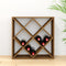 vidaXL - Wijnkast - 62x25x62 - cm - massief - grenenhout - honingbruin