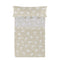 Happy Friday Sheet set 2 pieces Clouds beige 180x270 cm (Single) Beige