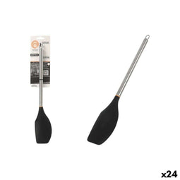 Keukenspatel MasterChef Siliconen Roestvrij staal 34 cm (24 Stuks)