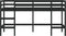 vidaXL - Kinderhoogslaper - met - ladder - 80x200 - cm - massief - grenenhout - zwart