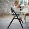 Deryan Curve Luxe Kinderstoel - Meegroei Kinderstoel - Wipstoel & Inlegkussen - Zwart