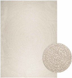 vidaXL - Vloerkleed - ZIZUR - room - binnen - en - buiten - 240x340 - cm - jute - look