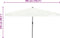 vidaXL - Tuinparasol - met - LED-verlichting - 395x245 - cm - zandwit