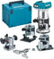 Makita DRT50RTJX3 - Accu Boven- en Kantenfrees - Incl. 2 accu's en lader