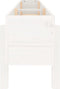 vidaXL - Plantenbak - verhoogd - 160x30x38 - cm - massief - grenenhout - wit
