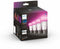 Philips Hue White en Color Ambiance - E27 - 800 lumen Bluetooth - (4-pack)