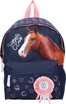 Milky Kiss Horse Club Rugzak - Navy - Paard