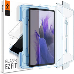 Spigen Samsung Galaxy Tab S7 FE - Screenprotector Gehard Glas met Montage Frame - 9H