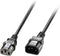 Lindy 30321 - Stroom Aansluitkabel - C14 male naar C13 female 1 m - Zwart