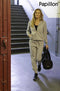 Papillon Sweat Pants Cuff Dames Grijs Maat L