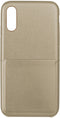 Ksix B0938CAD18 - Soft case - Vakje voor pasjes - Goud