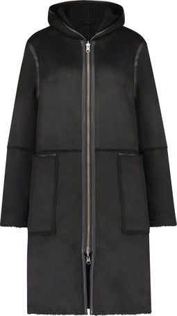 Goosecraft Adelyn Coat - Reversible Damesjas - Zwart - Maat XL