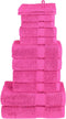 vidaXL - 12-delige - Handdoekenset - SOLUND - 600 - g/m² - roze