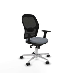 Piqueras y Crespo 2D086N0 - Gaming stoel - Hoogteverstelbaar met armleuning - Grijs