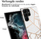 iMoshion Hoesje Geschikt voor Samsung Galaxy S23 Ultra Hoesje Siliconen - iMoshion Design hoesje - Wit / White Graphic