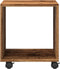 vidaXL - Rolkast - 37x33x42,5 - cm - bewerkt - hout - oud - houtkleurig