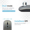 Trendfield Draadloze Muis - Oplaadbare Ergonomische Muis met Stille Klik - Bluetooth - Space Grey