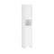 SoBuy BZR163-W - Hoge Badkamerkast - 2 Deuren 6 Compartimenten - Wit