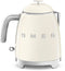 Smeg KLF05CREU - Mini waterkoker - 0,8L 1400W - Crème