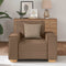Sofa Stoel Bruin 60 cm Stof