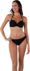 Barts Solid Wire - Dames Bikinitopje - Voorgevormde cups met verstelbare schouderbandjes - black