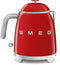 Smeg KLF05RDEU - Mini Waterkoker - 0,8L 1400W - Rood