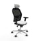 Piqueras y Crespo 2D086G2 - Bureaustoel - Verstelbare hoofdsteun - Wit