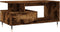 vidaXL - Salontafel - 90x49x45 - cm - bewerkt - hout - gerookt - eikenkleurig