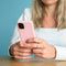 iMoshion Hoesje Geschikt voor Samsung Galaxy A12 Hoesje Siliconen - iMoshion Color Backcover - lichtroze