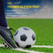 Dunlop Voetbaldoel - Voetbal Goal 300 x 90 x 200 cm - Snelle Montage - Metaal - Zwart/Wit