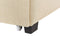 ROCHELLE - Bed opbergruimte - Beige - 160 x 200 cm - Polyester