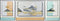 Set van 3 Schilderijen DKD Home Decor Berg Modern (200 x 3 x 70 cm)